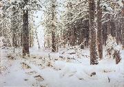 Ivan Shishkin Winter oil painting reproduction